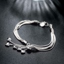 Ladies' Multi-layer Bracelet with Hearts 4