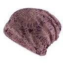 Ladies' multifunctional hat with a ponytail opening Can also be worn as a neck warmer Dropped fit with lace pattern Polyester Head 2