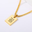 Ladies' Necklace Letter D135 2