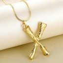 Ladies' Necklace Letter D148 24