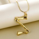 Ladies' Necklace Letter D148 26