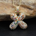 Ladies' Necklace with Alphabet Letter D352 24