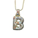 Ladies' Necklace with Alphabet Letter D352 30