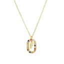 Ladies' Necklace with Alphabet Letter D697 6