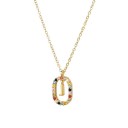 Ladies' Necklace with Alphabet Letter D697 10