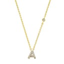Ladies' Necklace with Alphabet Letters M99 18