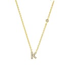 Ladies' Necklace with Alphabet Letters M99 34
