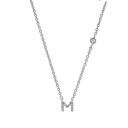 Ladies' Necklace with Alphabet Letters M99 3