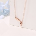 Ladies' Necklace with Bottle and Glass Pendant 5