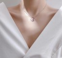 Ladies' Necklace with Circle G645 4
