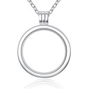 Ladies' Necklace with Circle M75 6