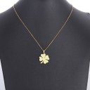 Ladies' Necklace with Clover Pendant 4