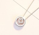 Ladies' Necklace with Cube D442 2