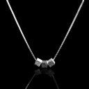 Ladies' Necklace with Cubes 1