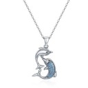 Ladies' Necklace with Dolphins 1