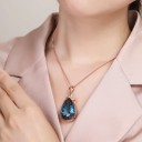 Ladies' Necklace with Drop D513 3