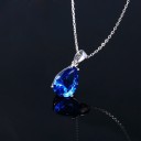 Ladies' Necklace with Drop D753 2
