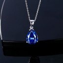 Ladies' Necklace with Drop D753 4