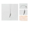 Ladies' Necklace with Feather 3