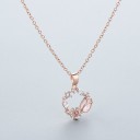 Ladies' Necklace with Flower D287 5