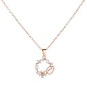 Ladies' Necklace with Flower D287 10