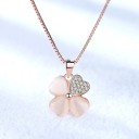 Ladies' Necklace with Flower D481 3