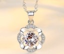 Ladies' Necklace with Flower D539 1