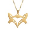 Ladies' Necklace with Fox Pendant 10