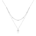 Ladies' Necklace with Heart and Beads 1