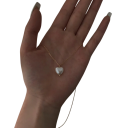 Ladies' Necklace with Heart Pendant Zinc Alloy Delicate Metal Necklace for Everyday Wear and Stylish Combinations 3