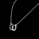 Ladies' Necklace with Horseshoes D356 4