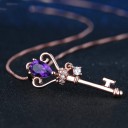 Ladies' Necklace with Key D563 3