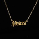 Ladies' Necklace with Latin Names 7