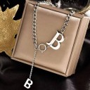 Ladies' Necklace with Letter B 3