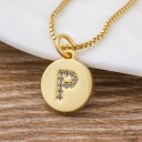 Ladies' Necklace with Letter C1017 16
