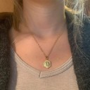 Ladies' Necklace with Letter D182 3