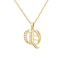 Ladies' Necklace with Letter D209 17