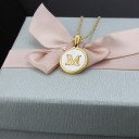 Ladies' Necklace with Letter D217 6