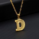Ladies' Necklace with Letter 4