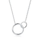 Ladies' Necklace with Linked Rings 1