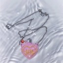 Ladies' Necklace with Love Bottle Pendant 1