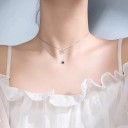 Ladies' Necklace with Moon and Star G610 2