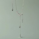 Ladies' Necklace with Moon and Stars D577 6