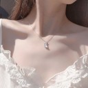 Ladies' Necklace with Moon D380 4