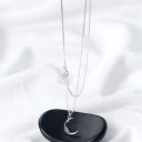 Ladies' Necklace with Moon D573 1