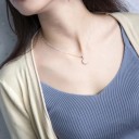 Ladies' Necklace with Moon D573 3