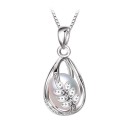 Ladies' Necklace with Pearl A1454 4