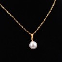 Ladies' Necklace with Pearl D347 3