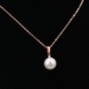 Ladies' Necklace with Pearl D347 1