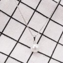 Ladies' Necklace with Pearl D347 2